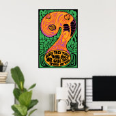 1968 Anti-Drug Propaganda Poster Will They Turn On ポスター (ホームオフィス)