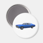 1968 Chevelle SS：青仕上げ マグネット (正面/裏面)