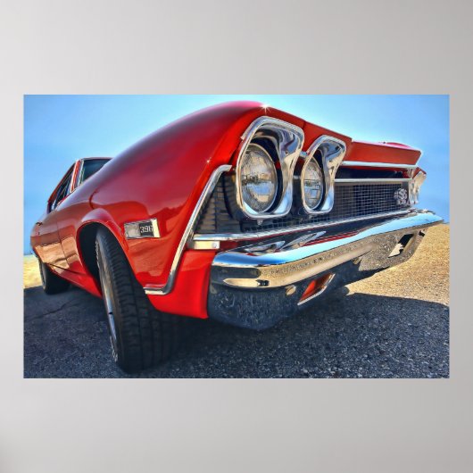 1968 Chevrolet Chevelle SS 396 ポスター (正面)