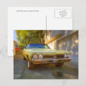 1968 CHEVROLET CHEVELLE SS 396 ポストカード (正面/裏面)