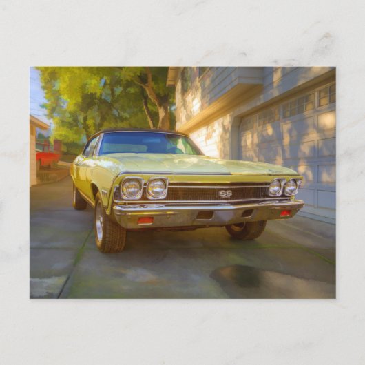 1968 CHEVROLET CHEVELLE SS 396 ポストカード (正面)