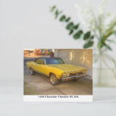 1968 CHEVROLET CHEVELLE SS 396 ポストカード (スタンド正面)