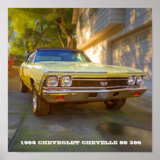 1968 CHEVY CHEVELLE SS 396 ポスター (正面)
