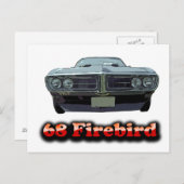 1968 Firebirdはがき ポストカード (正面/裏面)