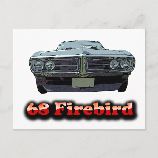 1968 Firebirdはがき ポストカード (正面)
