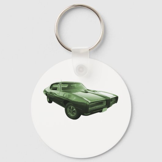 1968 GTOマッスルカー キーホルダー (正面)