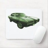 1968 GTO筋肉車 マウスパッド (マウス)