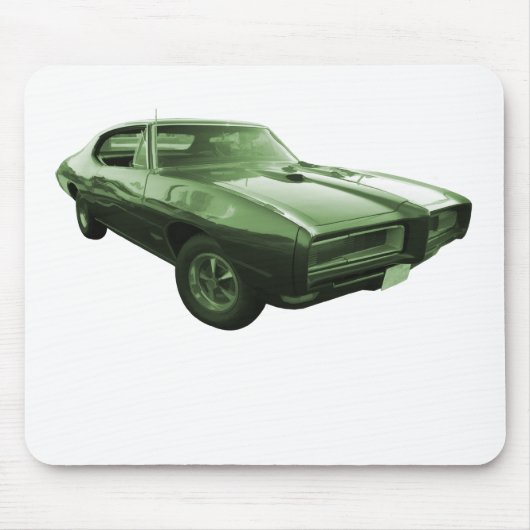 1968 GTO筋肉車 マウスパッド (正面)