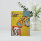 1968 meals coupon mixed media collage  ポストカード (スタンド正面)