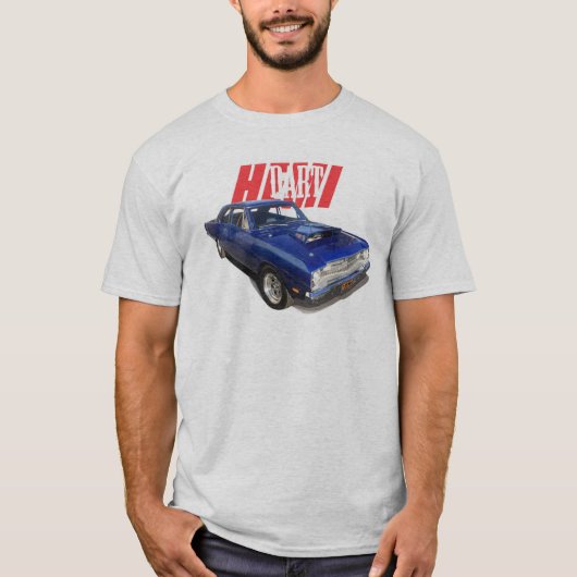 1969のごまかしの投げ矢HEMI MOPAR Tシャツ (正面)