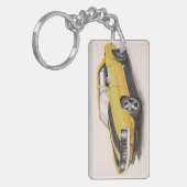1969イエローカマロキーチェーン キーホルダー (正面左)
