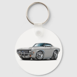 1969インパラシルバーブラックトップカー キーホルダー