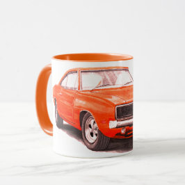 1969オレンジ色のチャージャマグ マグカップ