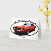 1969カマロイエンコオレンジ カード (黄色い花)