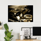 1969カマロ ポスター (ホームオフィス)