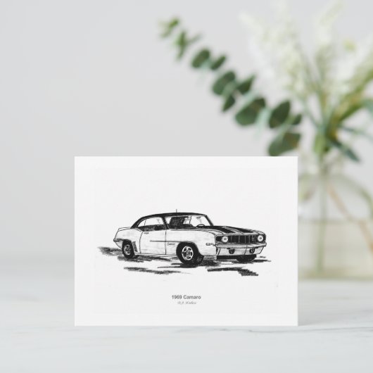 1969カマロ ポストカード (スタンド正面)