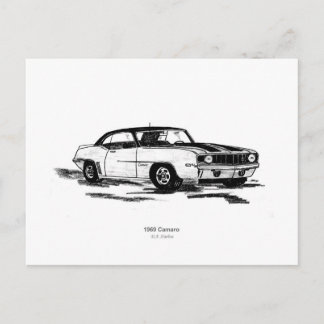 1969カマロ ポストカード