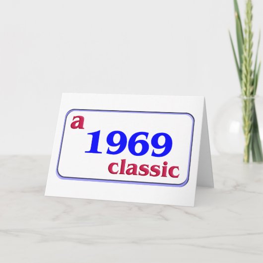 1969クラシック年！ カード (正面)