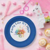 1969サイケデリック年のアマニタのようなパーティー ペーパープレート (パーティー)