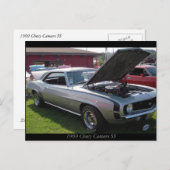 1969シェビーカマロSS ポストカード (正面/裏面)