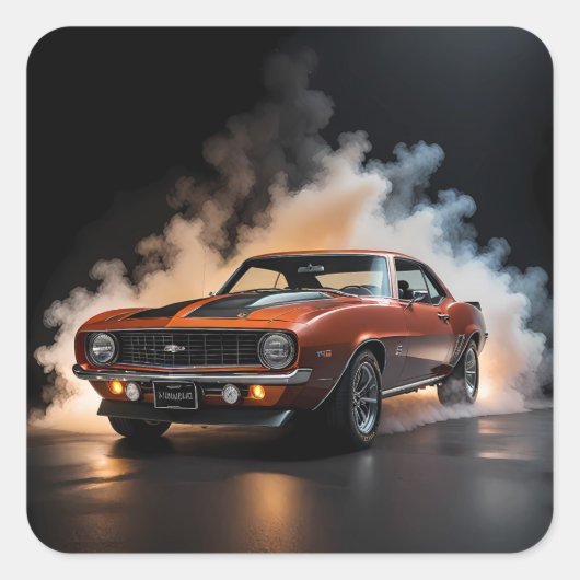 1969シェヴィカマロ スクエアシール (正面)