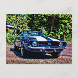 1969シボイすごいスポーツSSカマロ ポストカード