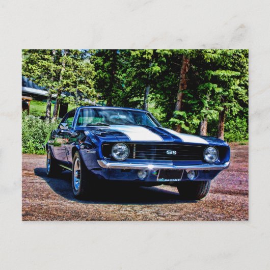 1969シボイすごいスポーツSSカマロ ポストカード (正面)