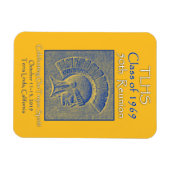 1969トロイの木馬の精神50懇親会のTLHSクラス マグネット (横)