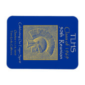 1969トロイの木馬の精神50懇親会のTLHSクラス マグネット (横)