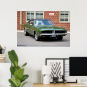 1969ドッジチャージャ ポスター (ホームオフィス)