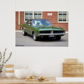 1969ドッジチャージャ ポスター (キッチン)