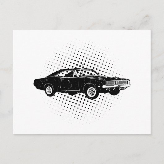 1969ドッジヘミチャージャ ポストカード (正面)