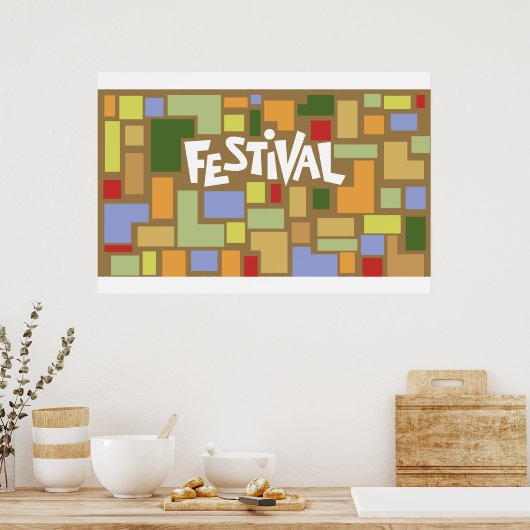 1969ハーレムカルチャーフェスティバルステージデザイン ポスター (キッチン)