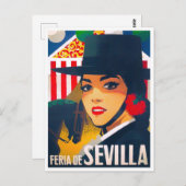 1969フェリアデセヴィラスペインヴィンテージ旅行 ポストカード (正面/裏面)