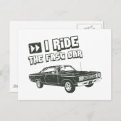 1969プリマスロードランナー ポストカード (正面/裏面)