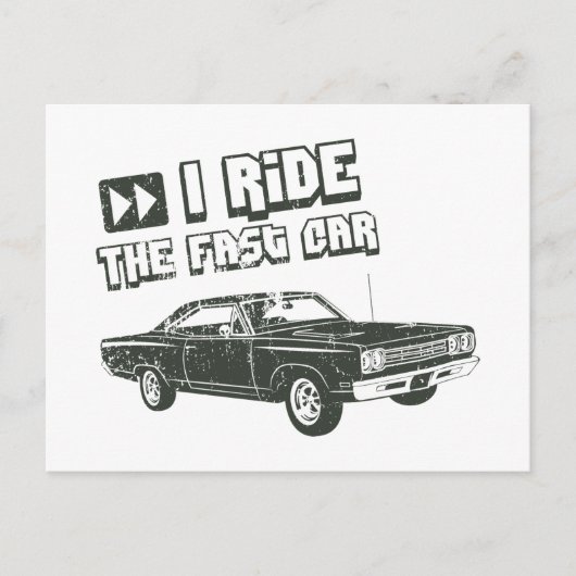 1969プリマスロードランナー ポストカード (正面)