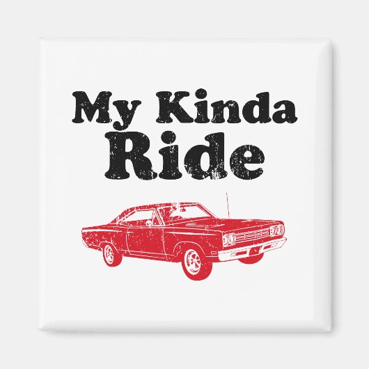 1969プリマスロードランナー マグネット (正面)