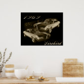 1969ポンティアック火鳥 ポスター (キッチン)