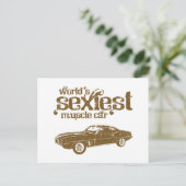 1969ポンティアック火鳥 ポストカード (スタンド正面)