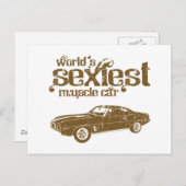 1969ポンティアック火鳥 ポストカード (正面/裏面)