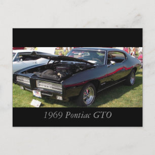 1969ポンティアックGTO ポストカード