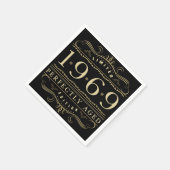 1969完全に50誕生日 スタンダードカクテルナプキン (角)