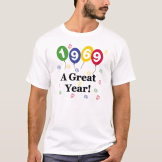 1969年すばらしい年の誕生日 Tシャツ