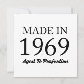 1969年に作られる カード (正面)