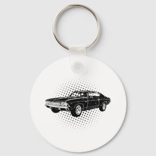 1969年のシボレーChevelle 396のSS キーホルダー