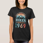 1969年の生まれハイカー60誕生日ハイキング Tシャツ (正面)