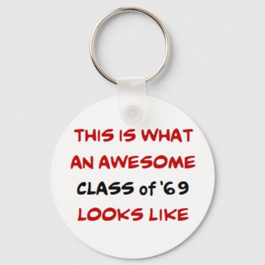 1969年の素晴らし区分 キーホルダー (正面)