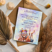 1969年の誕生日レトロ60sマイルストーンのようなパーティー 招待状