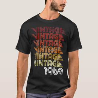 1969年の50周年誕生日生まれギフトレトロ Tシャツ