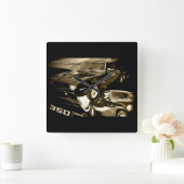 1969年のCamaroの時計 スクエア壁時計 (ホーム)